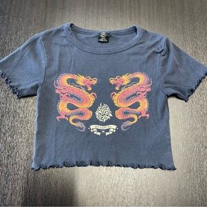 Urban Outfitters graphic cropped tee